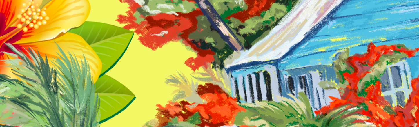 Tropi Yellow Swimsuit Print